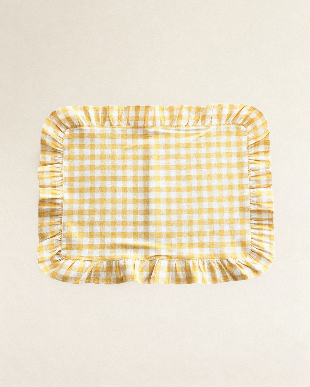 Dekkebrikker Gingham - grønn