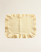 Dekkebrikker Gingham - grønn