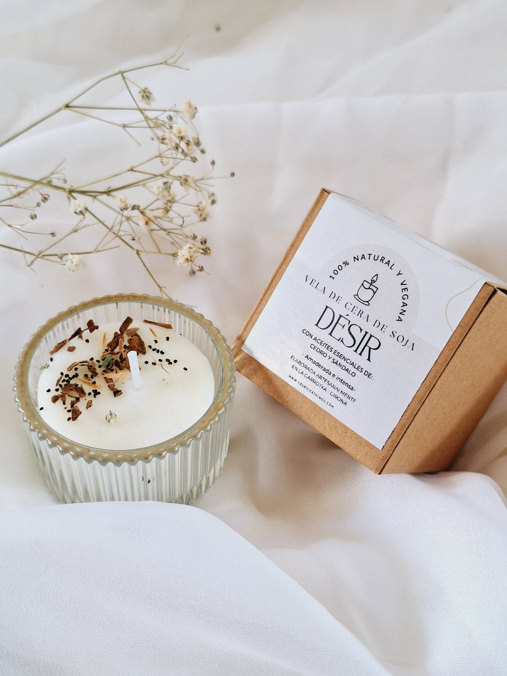 Duftlys i glass (mini) – Sedertre og sandeltre