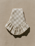 Candy serviett med rysjer - beige