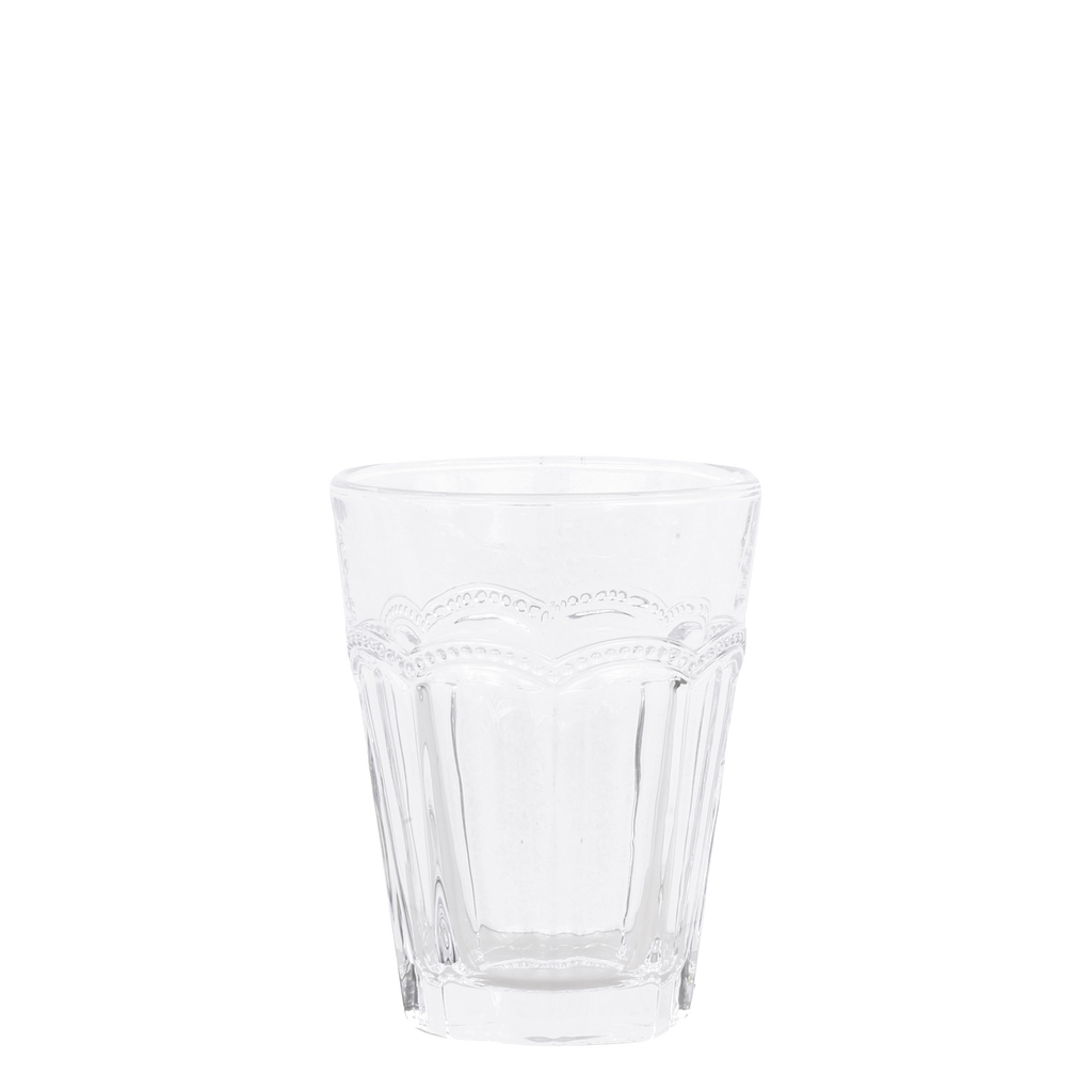 Antoinette drikkeglass med perlekant