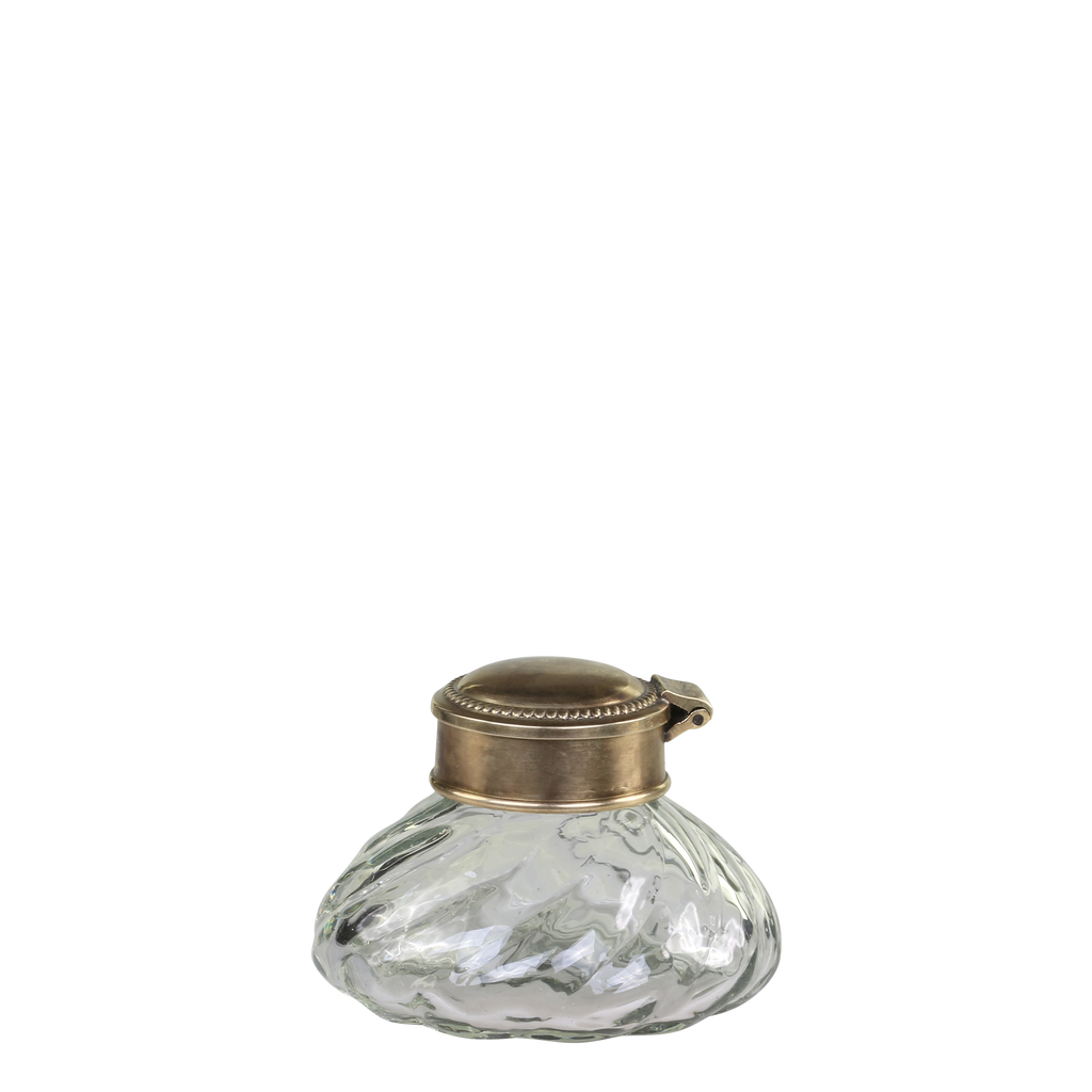 Liten fransk vase med tvist