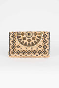 Jute Wood Clutch