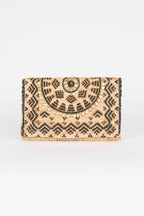 Jute Wood Clutch