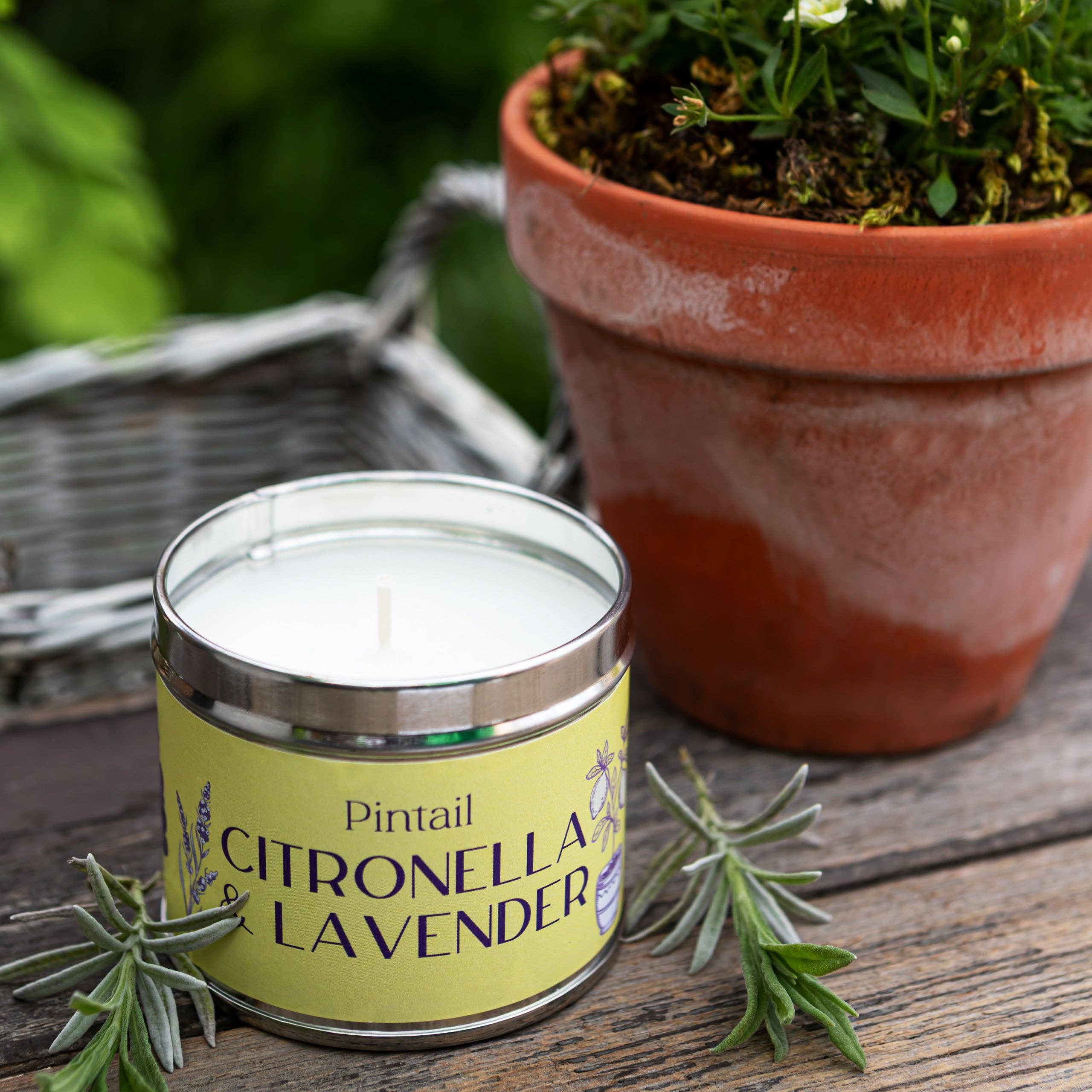 Sitronella & Lavendel Duftlys