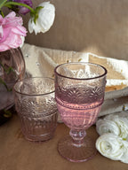 Saint-Émilion Vinglass m. mønster rosa