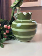 Liten Keramikkvase i Khaki (Ø11,5 cm)