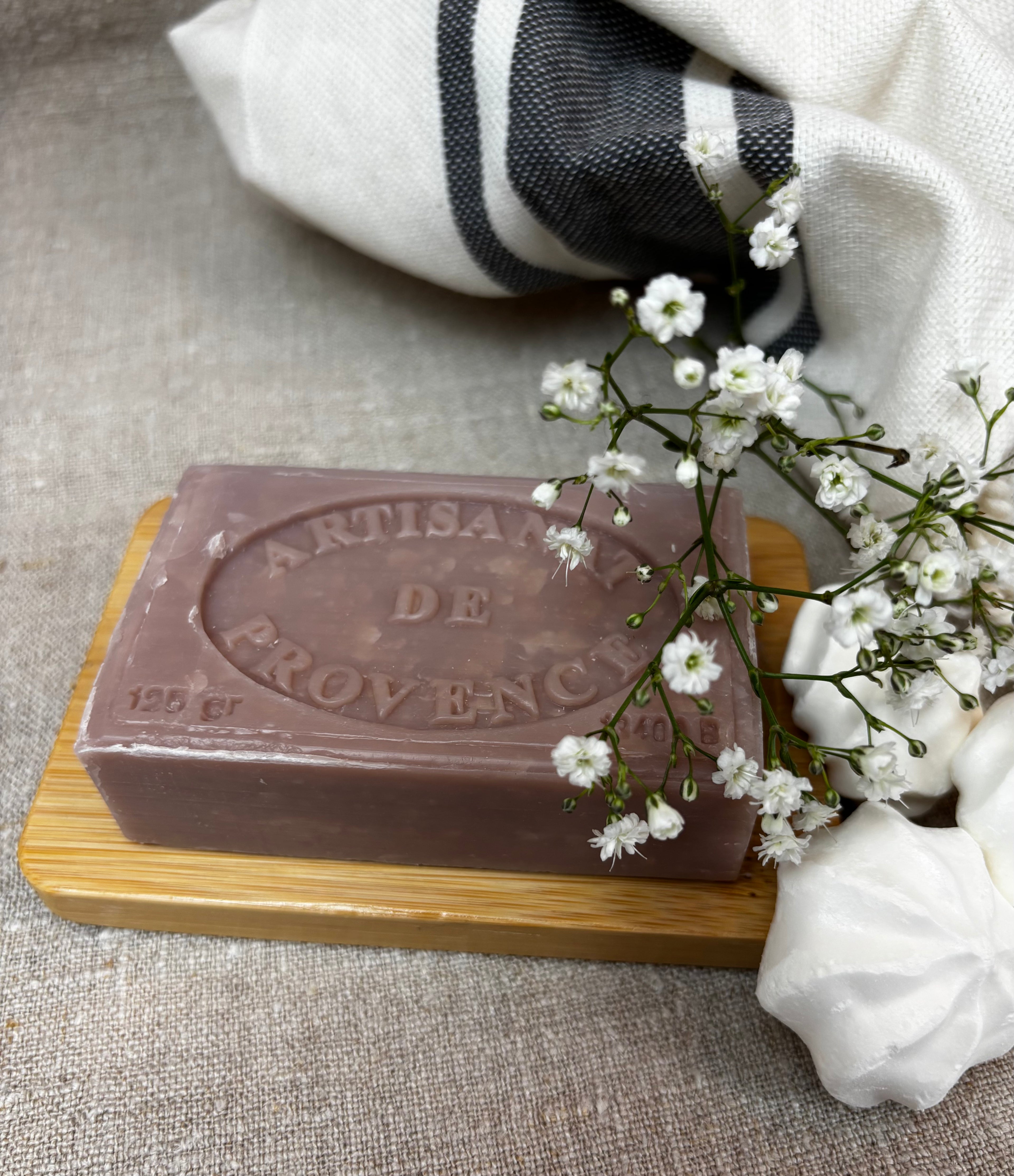 Marseille-såpe med Bomullsduft (Cotton Flower)