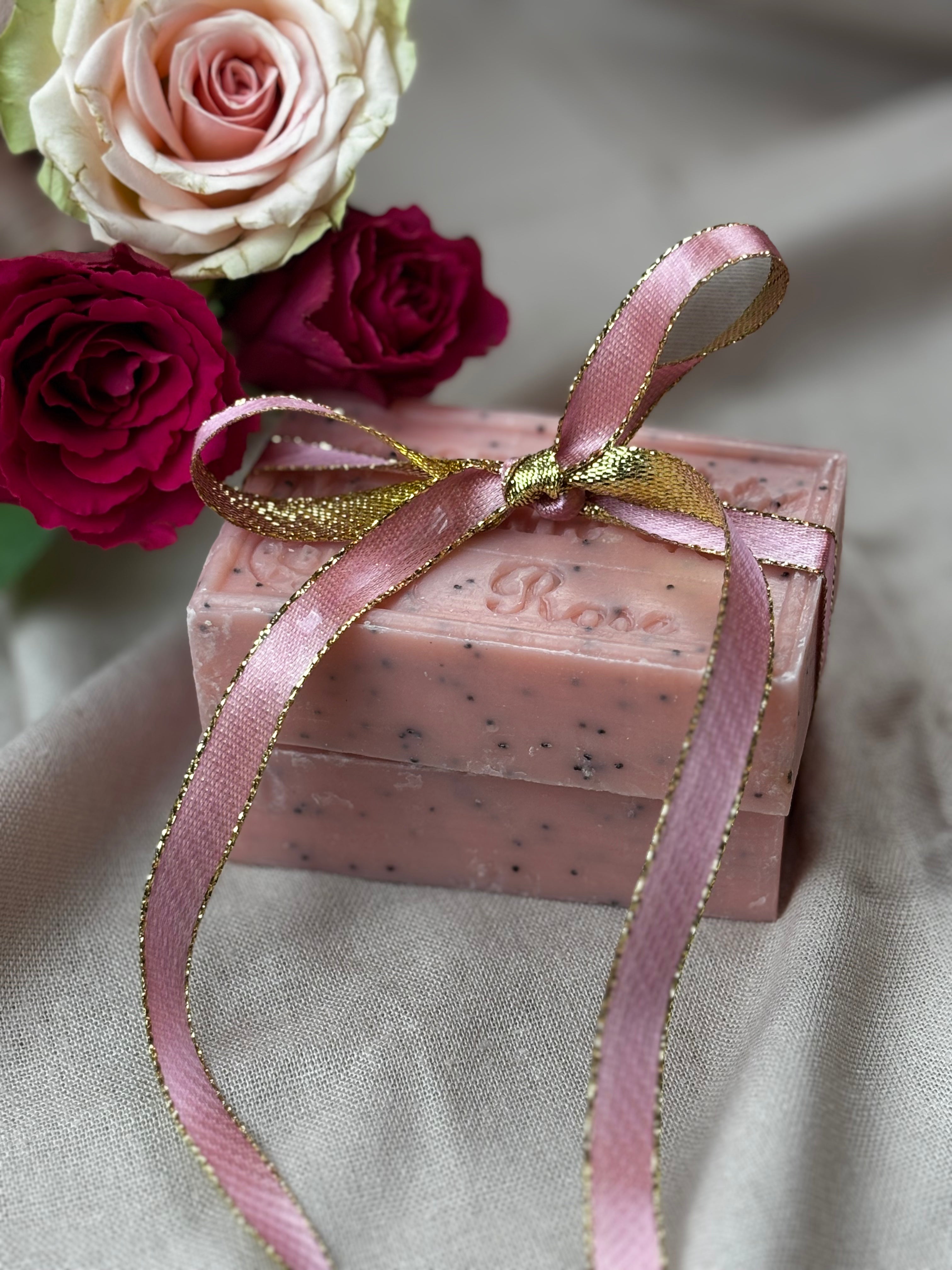 Ekte Marseille-såpe med rose (125 g)