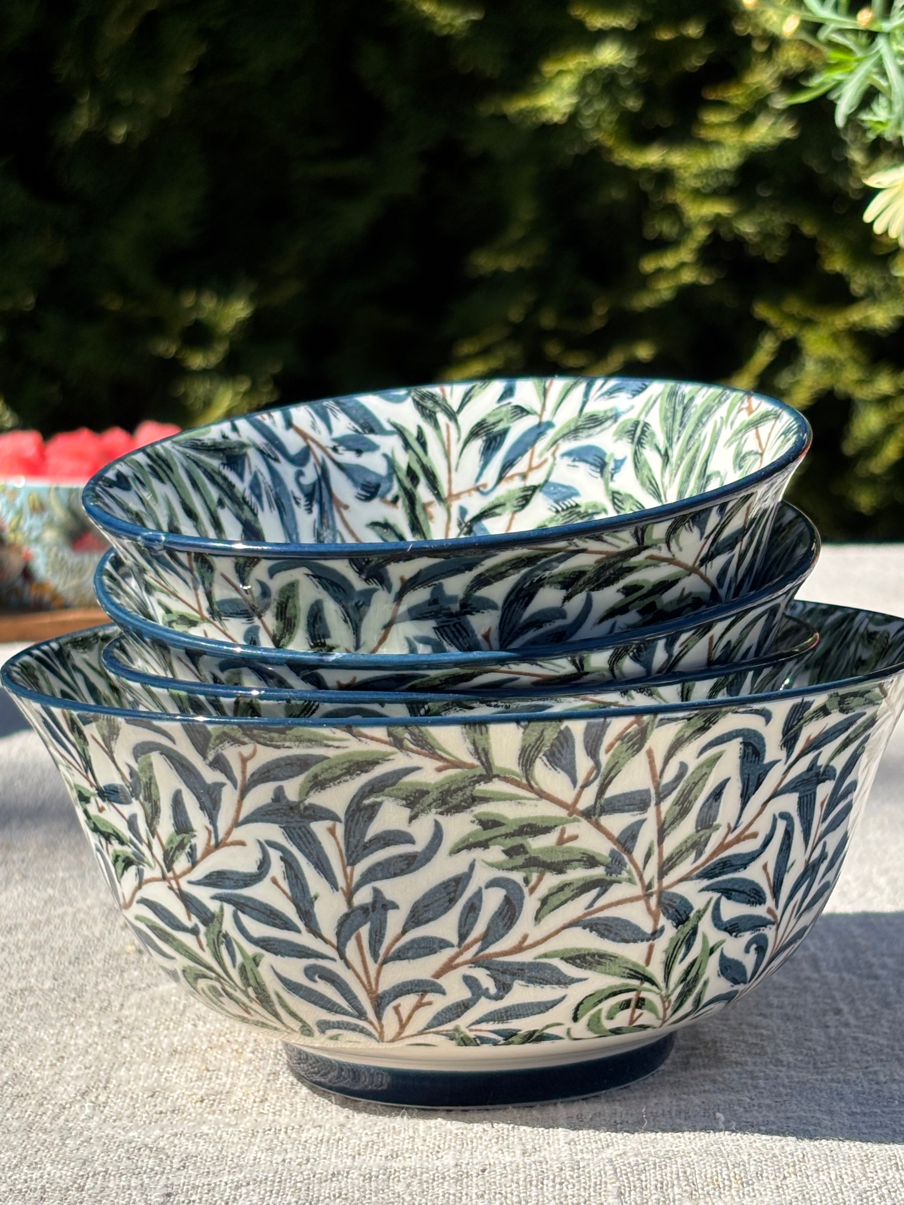 William Morris Toscana skål - Medium blå