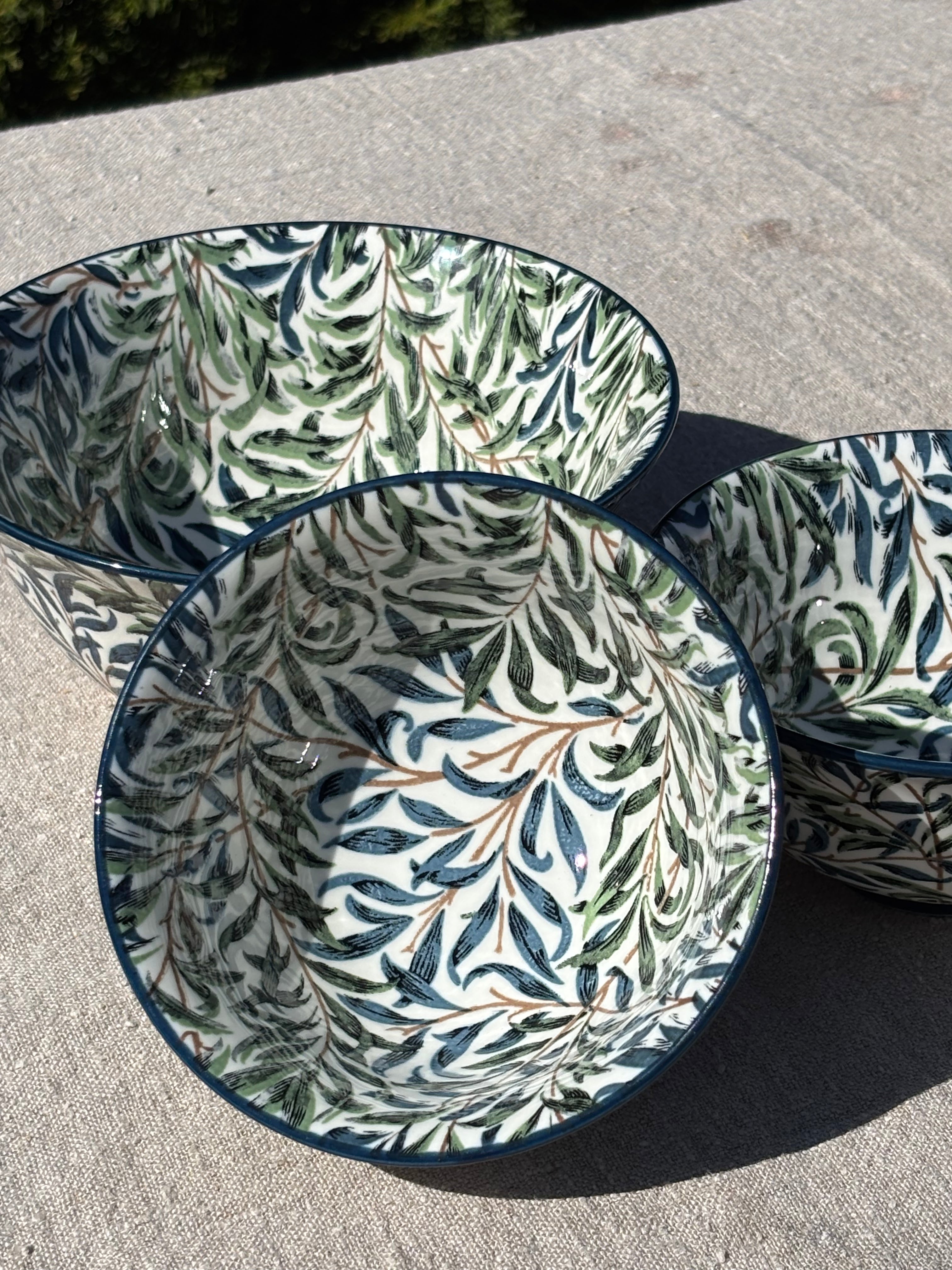 William Morris Toscana skål - Medium blå