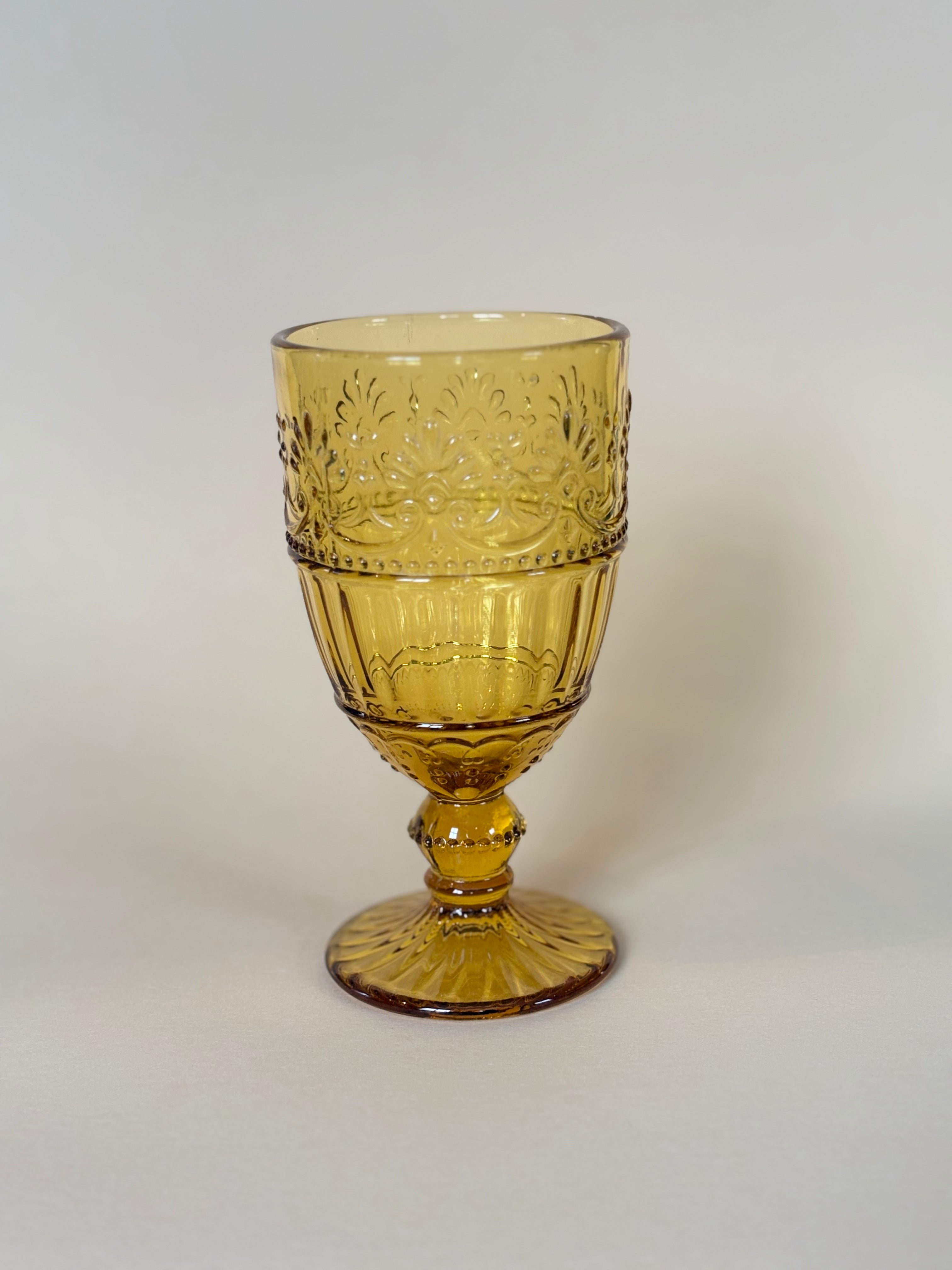 Saint-Émilion Vinglass m. mønster amber