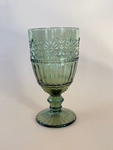 Saint-Émilion Vinglass m. mønster rosa