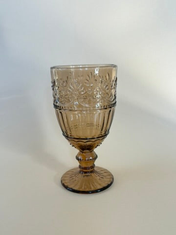 Saint-Émilion Vinglass m. mønster amber