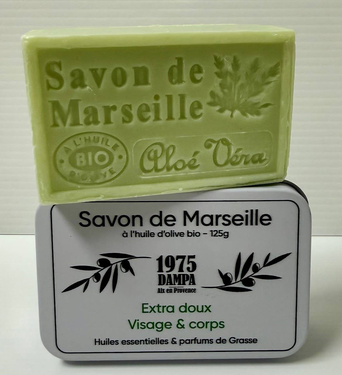 Ekte Marseille-såpe med Aloe Vera (125 g)