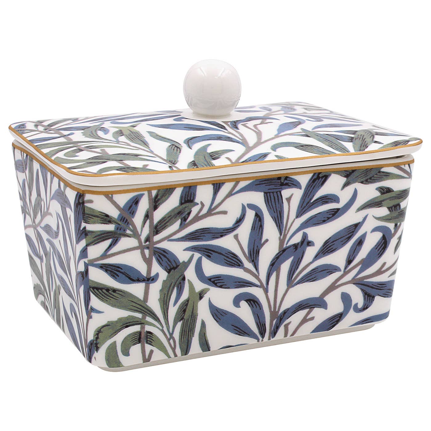 William Morris "Willow Bough" smørskål