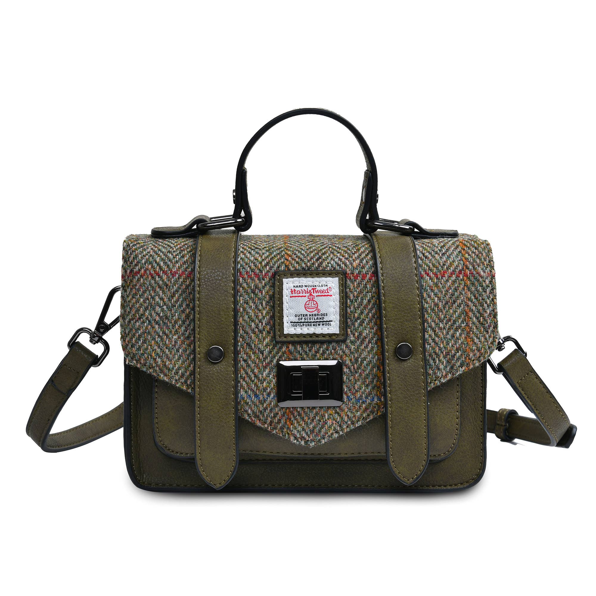 Liten veske i Harris Tweed