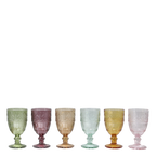 Saint-Émilion Vinglass m. mønster rosa